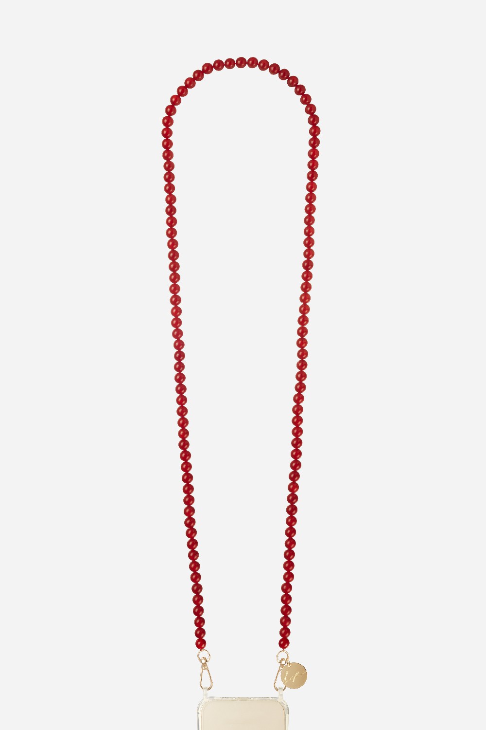 Long Carla Bordeaux Chain 120 cm