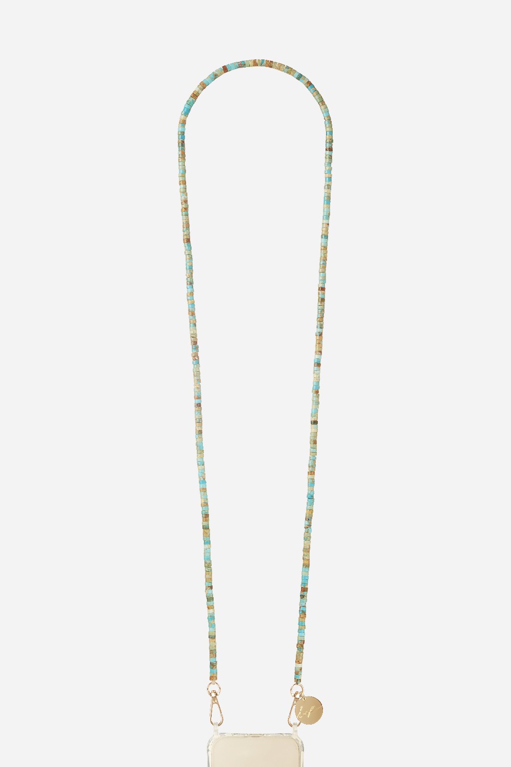 Chaine Longue Emma Bleu 120 cm