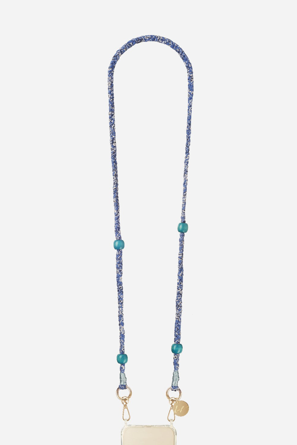 Chaine Longue Della Bleu 120 cm