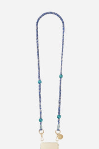 Long Della Blue Chain 120 cm