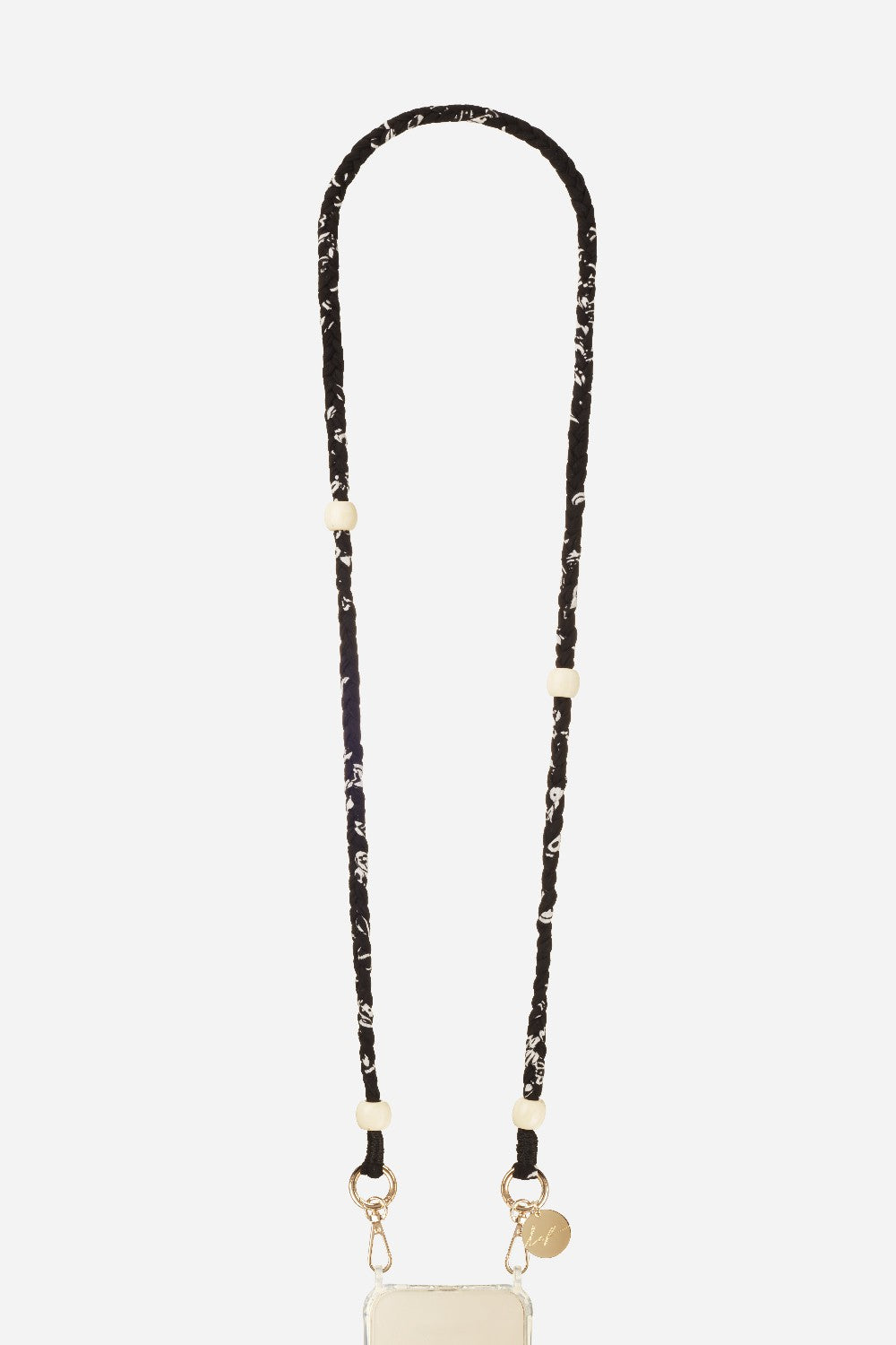 Long Chain Della Black 120 cm