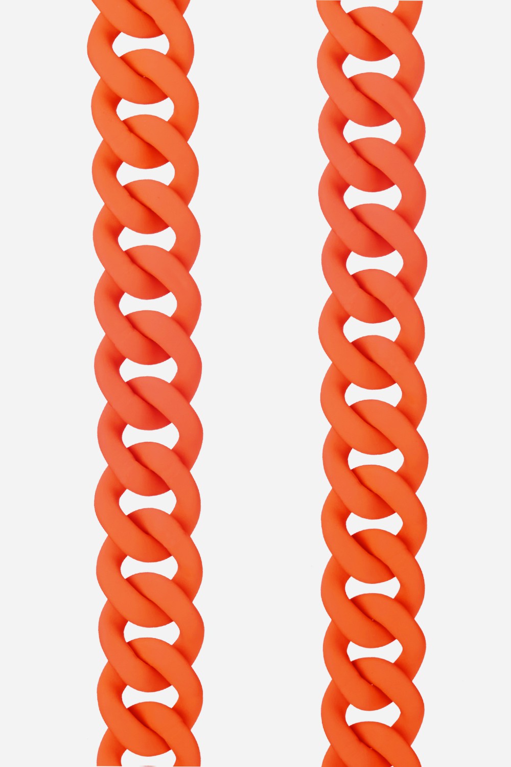 Chaine Longue Alice Orange 120 cm