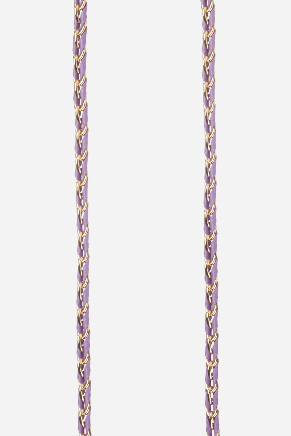Chaine Longue Lou Violet 120 cm