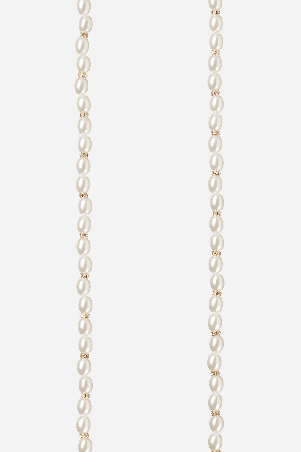 Chaine Longue Mareva Blanc 120 cm