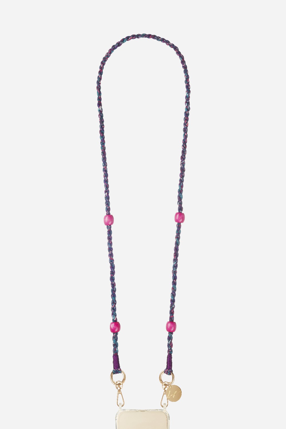 Chaine Longue Lila Violet 120 cm