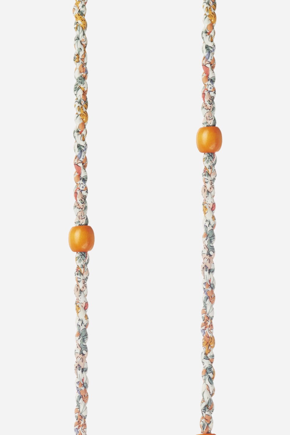 Chaine Longue Elia Orange 120 cm