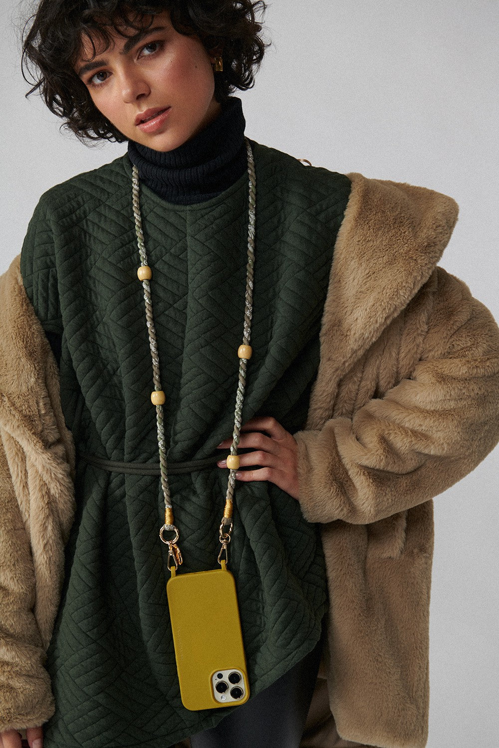 Long Della Khaki Chain 120 cm