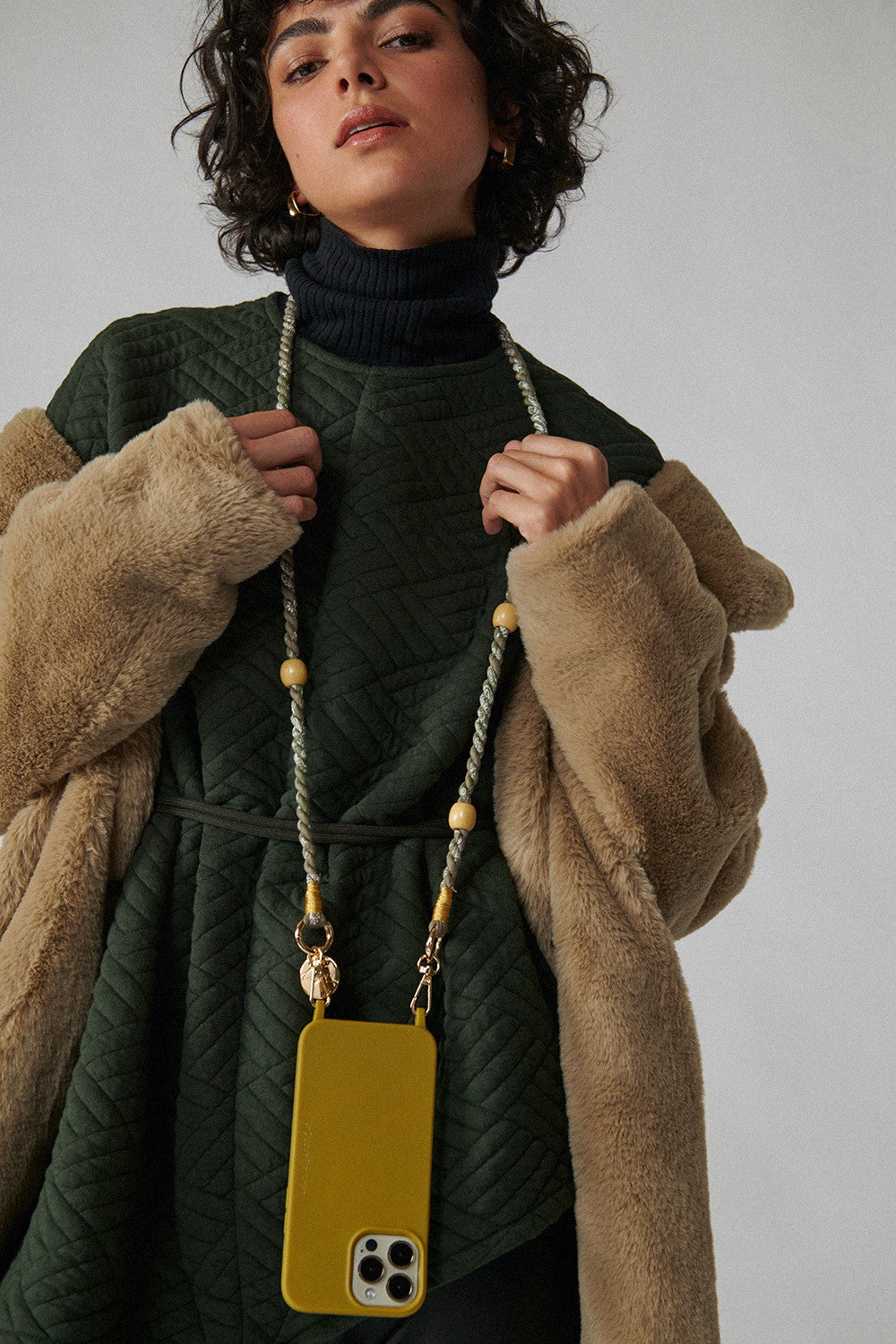 Long Della Khaki Chain 120 cm