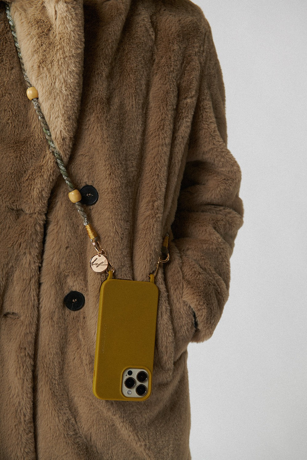 Long Della Khaki Chain 120 cm