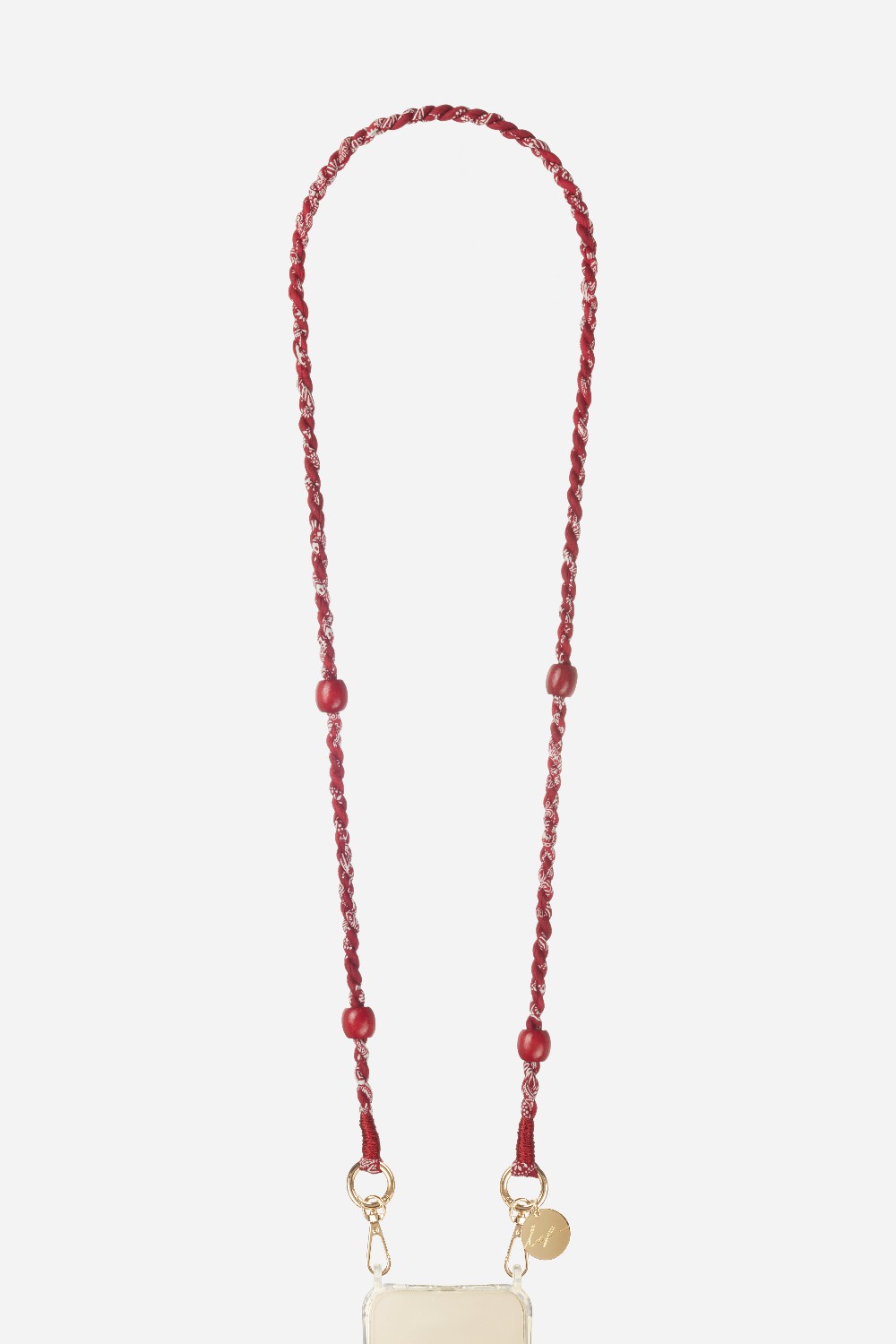 Chaine -2-longue Della Rouge 120 cm