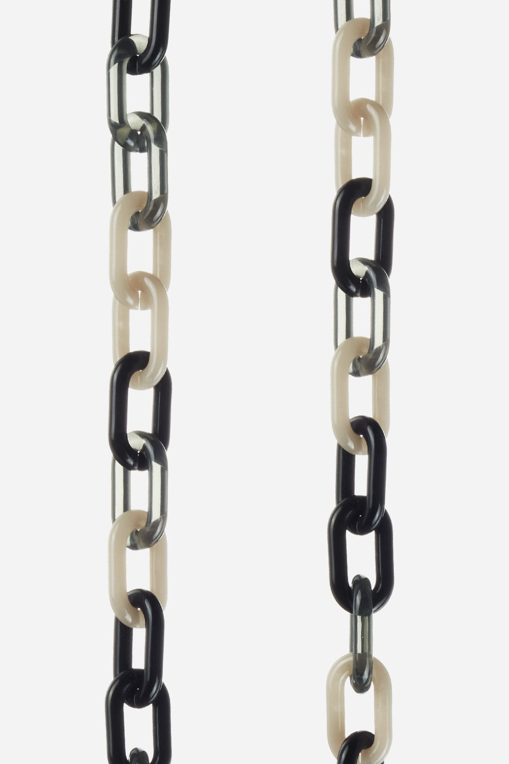 Chaine Longue Celine Noir 120 cm