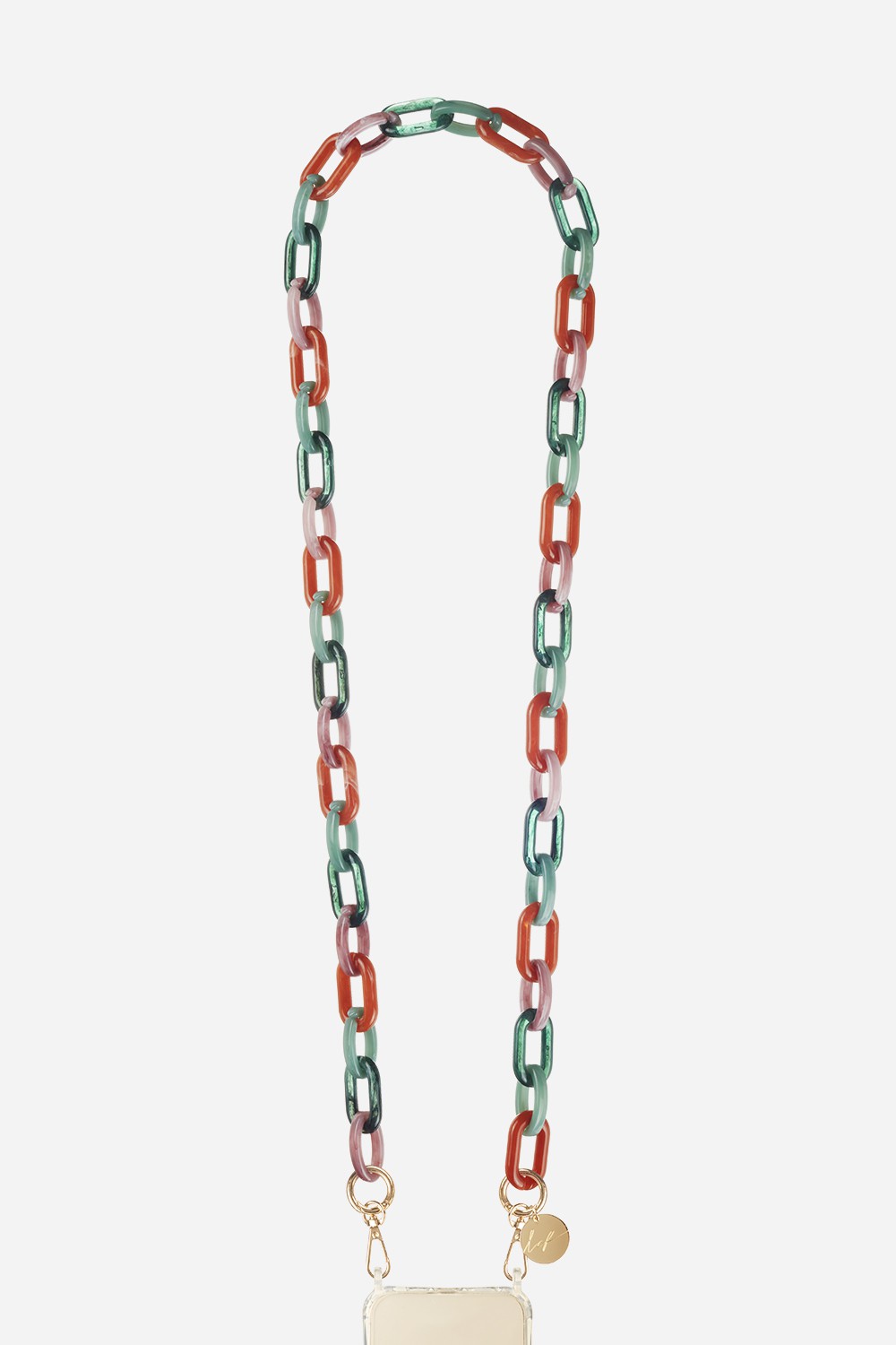 Chaine Longue Kelly Vert 120 cm