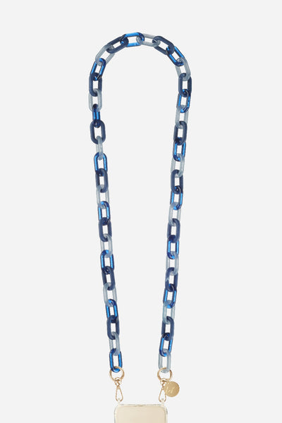 Chaine Longue Lexy Bleu 120 cm