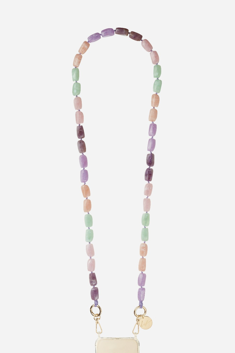 Long Talia Purple Chain 120 cm