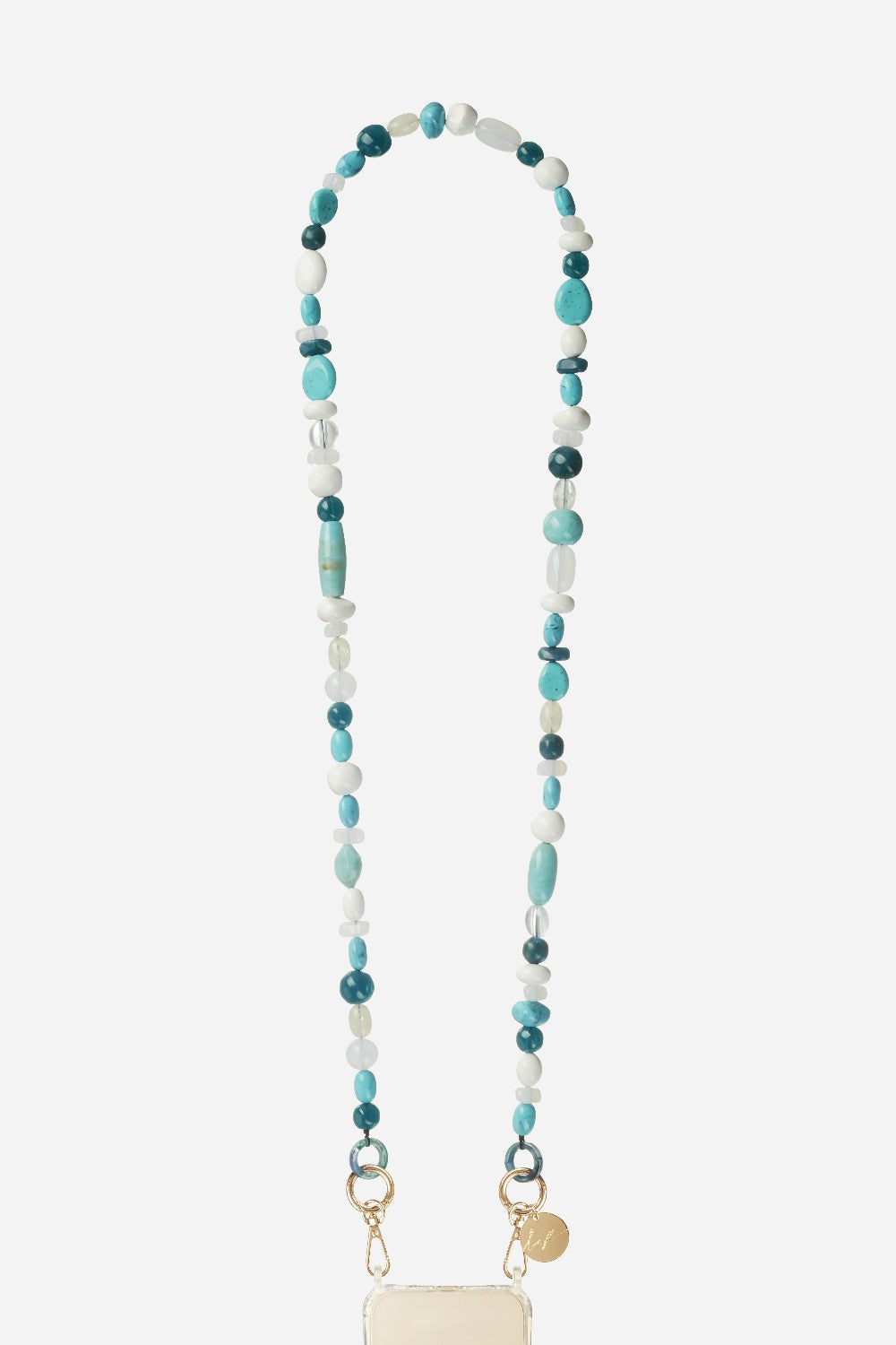 Chaine -longue Paola Bleu 120 cm