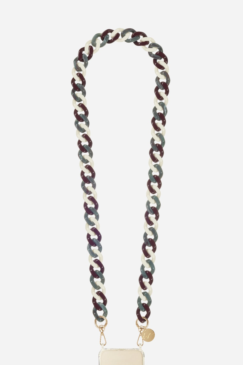 Gia Burgundy Long Chain 120 cm