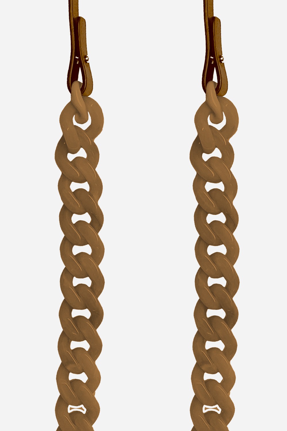Chaine Longue Giorgia Camel 120 cm