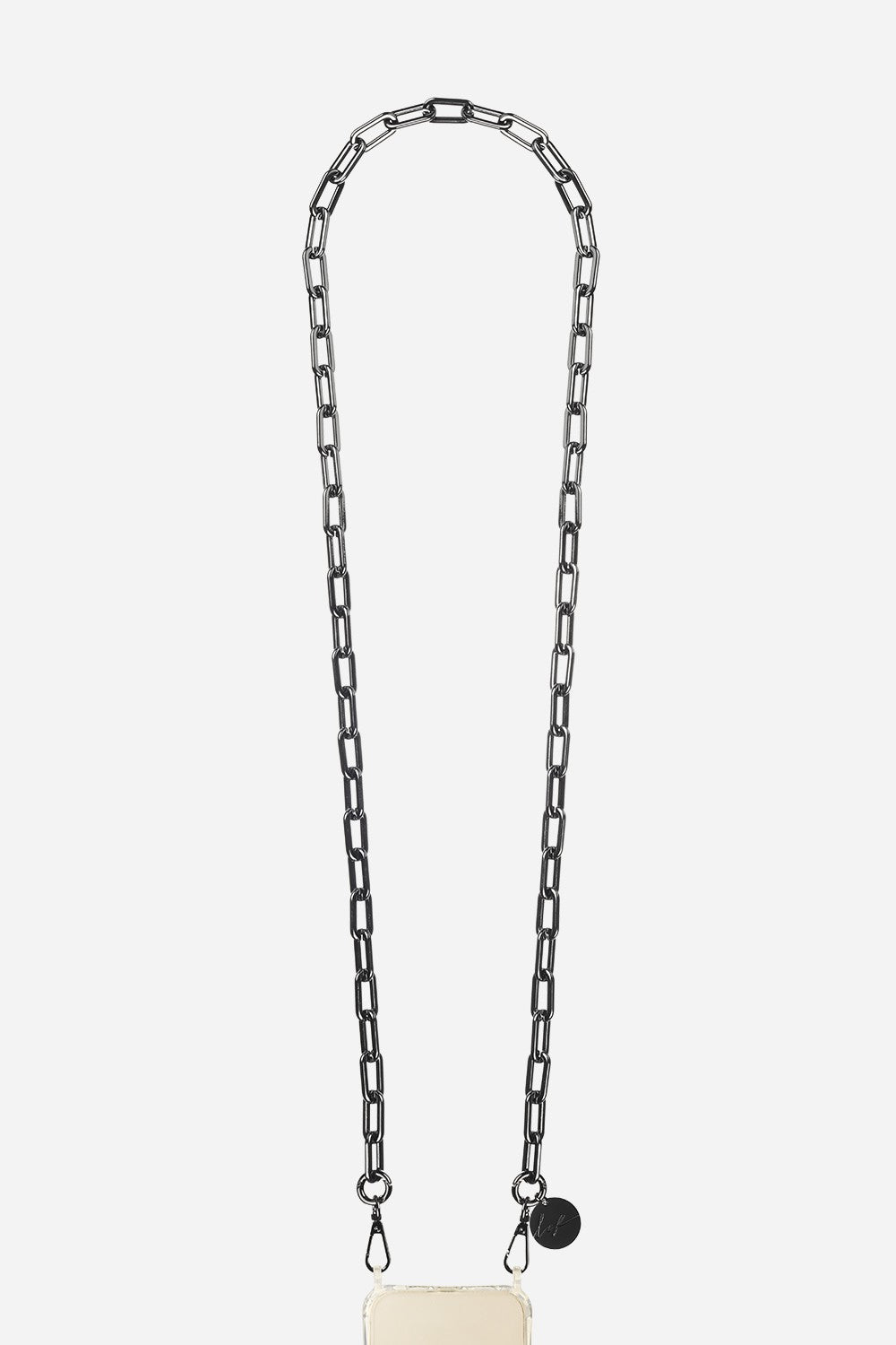 Chaine Longue Mia Noir 120 cm