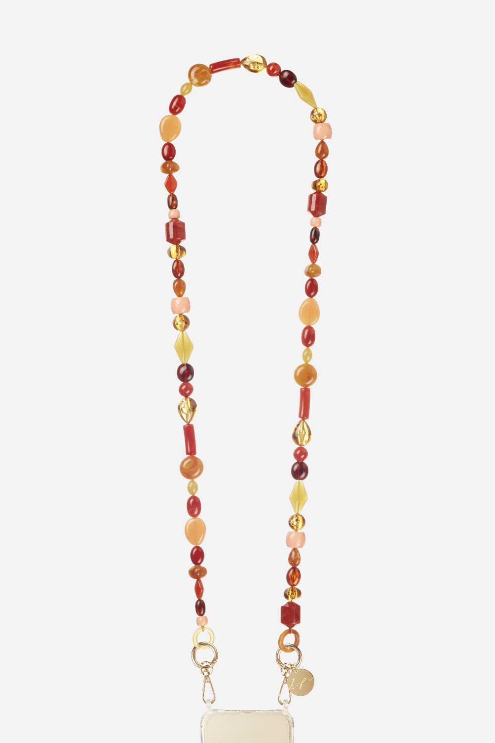 Long Paola Bordeaux Chain 120 cm