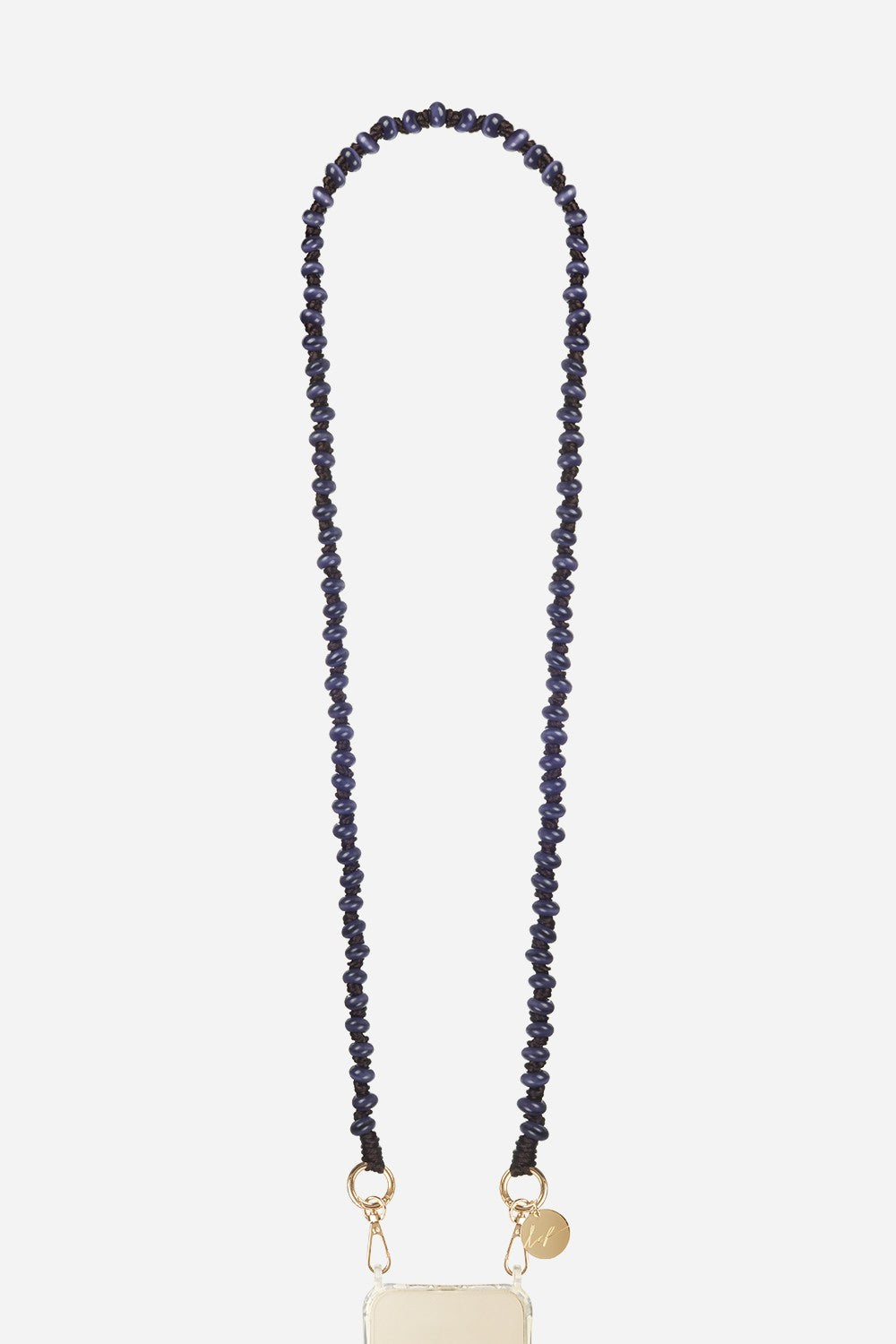 Chaine Longue Emilia Violet 120 cm