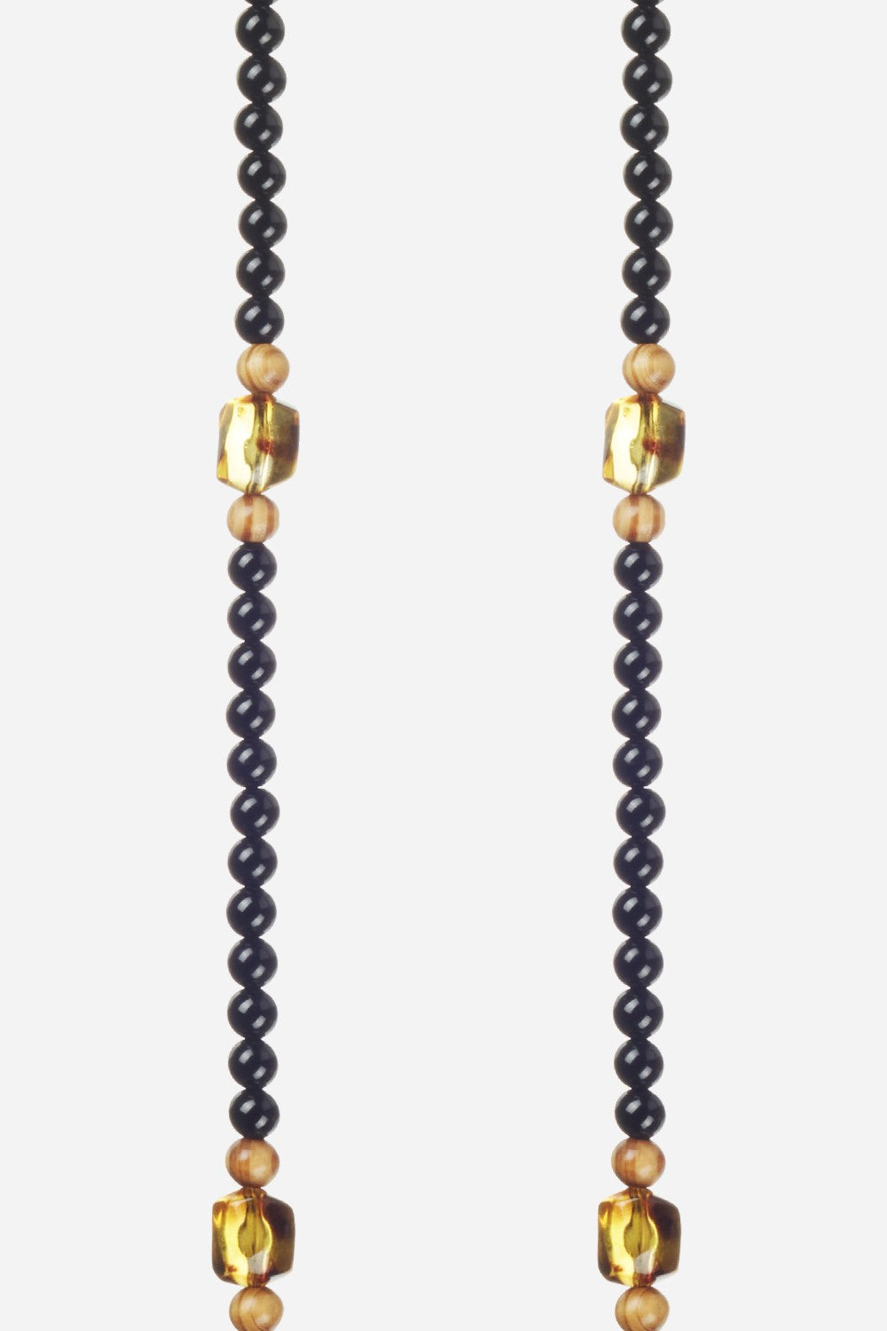 Chaine Longue Tiya Noir 120 cm
