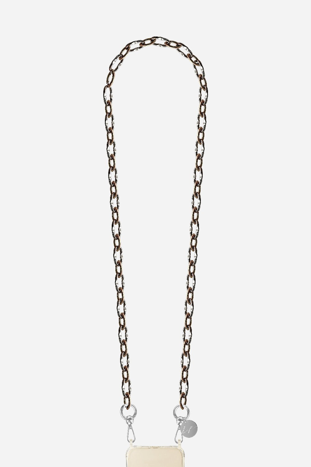 Chaine Longue Bella Argent 120 cm