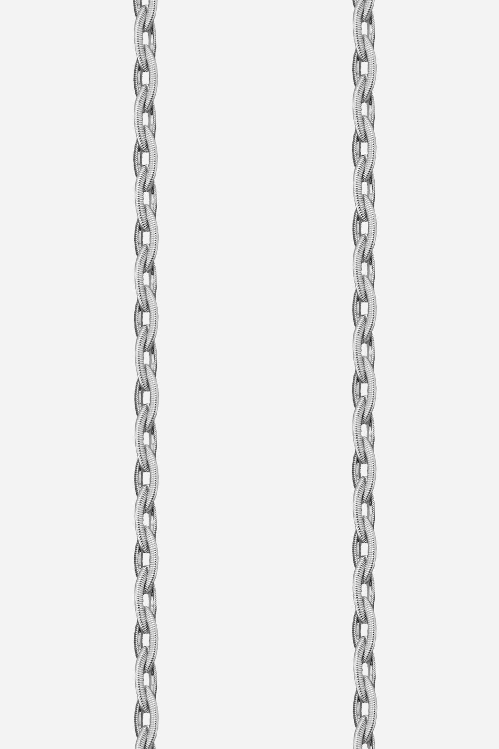 Chaine Longue Pia Argent 120 cm