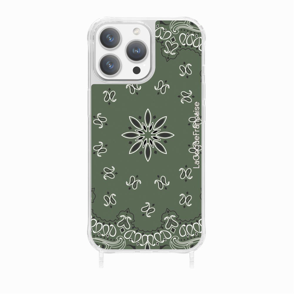 Bandana Printed Rings Case Khaki