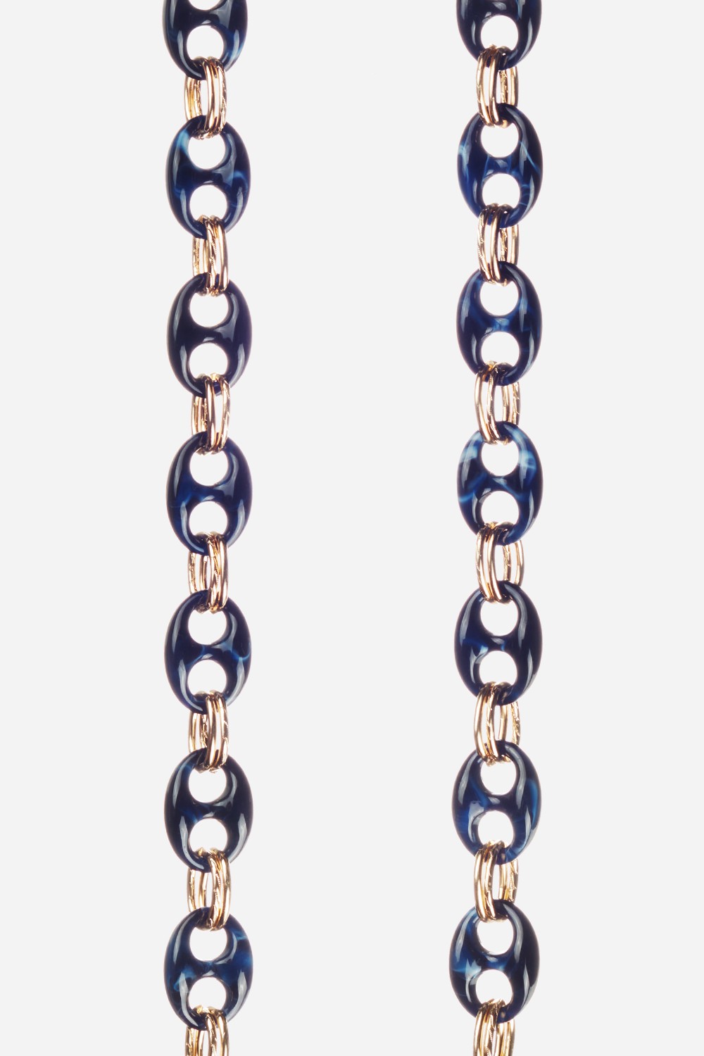 Chaine Longue Camille Bleu 120 cm