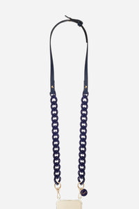 Chaine Longue Giorgia Bleu 120 cm