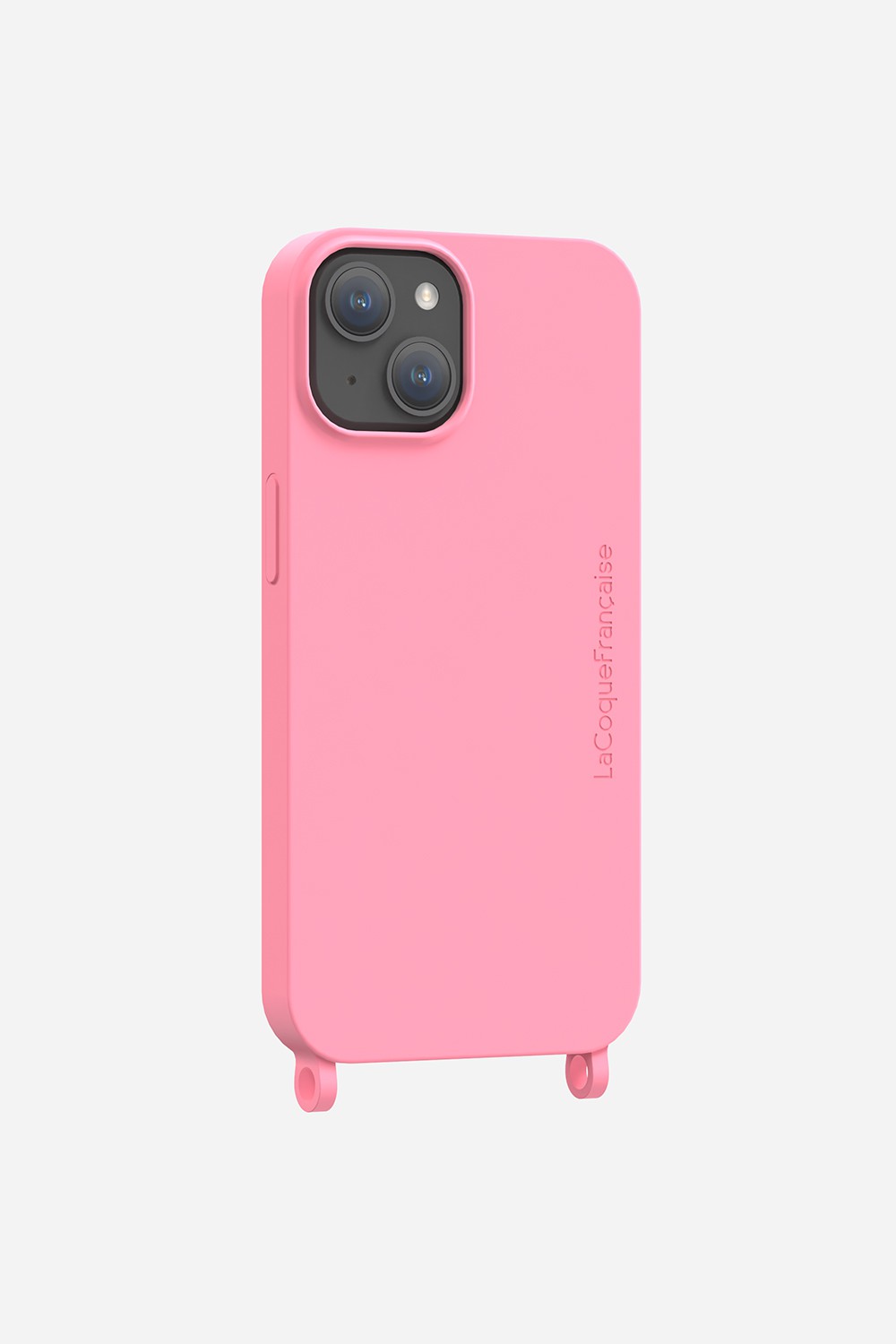 Coque Anneaux Soft Touch Rose - 29
