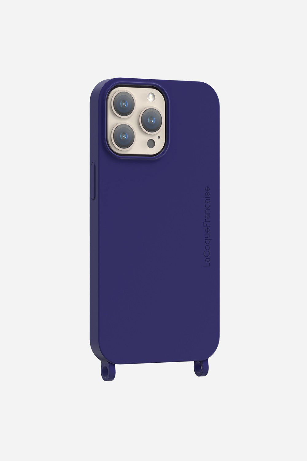 Coque Anneaux Soft Touch Bleu