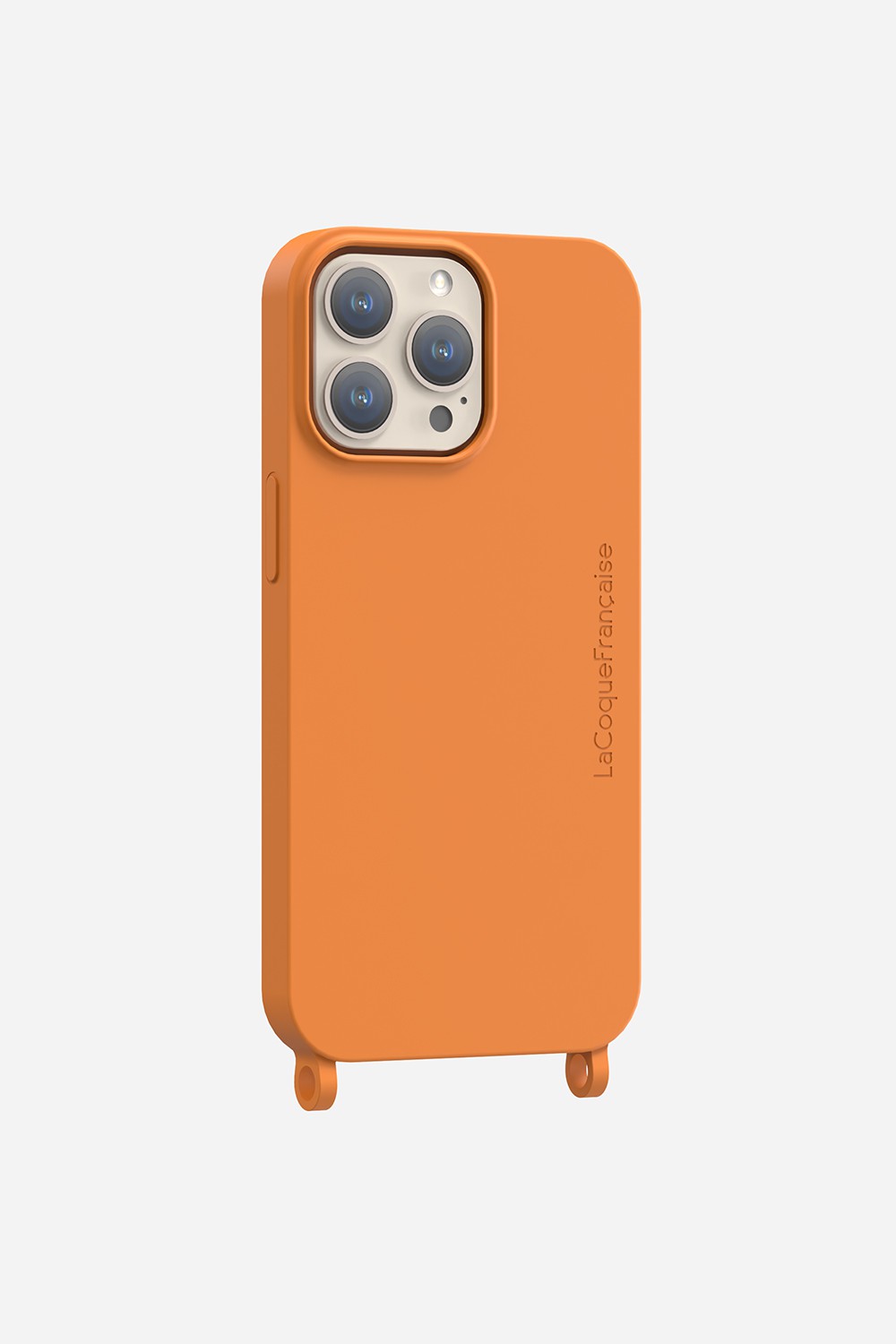 Coque Anneaux Soft Touch Camel