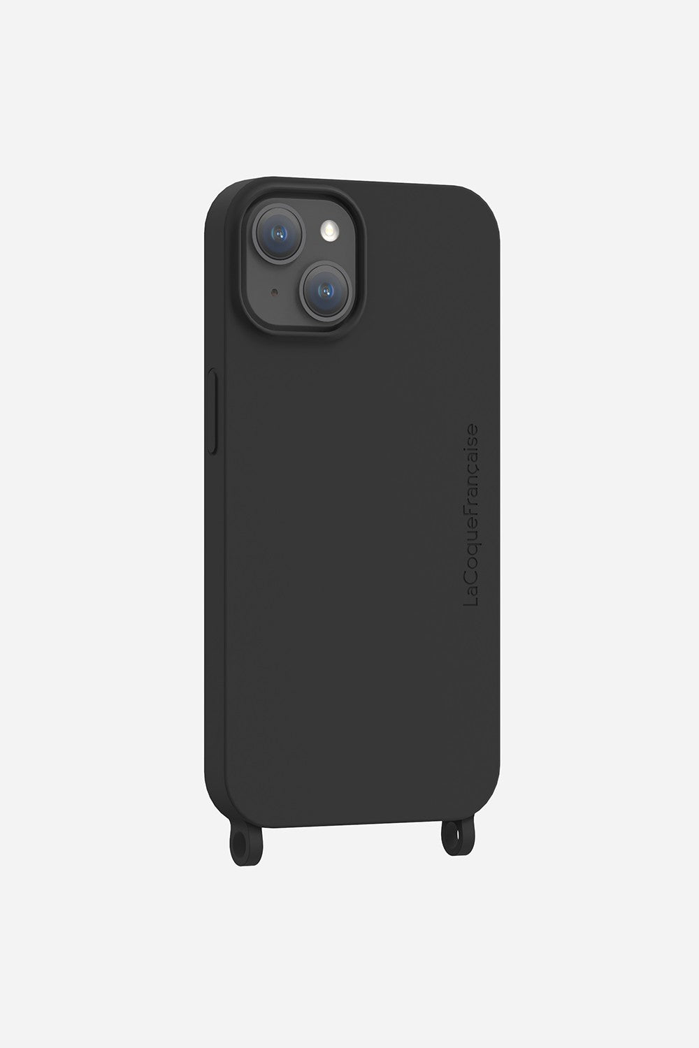 Coque Anneaux Soft Touch Noir