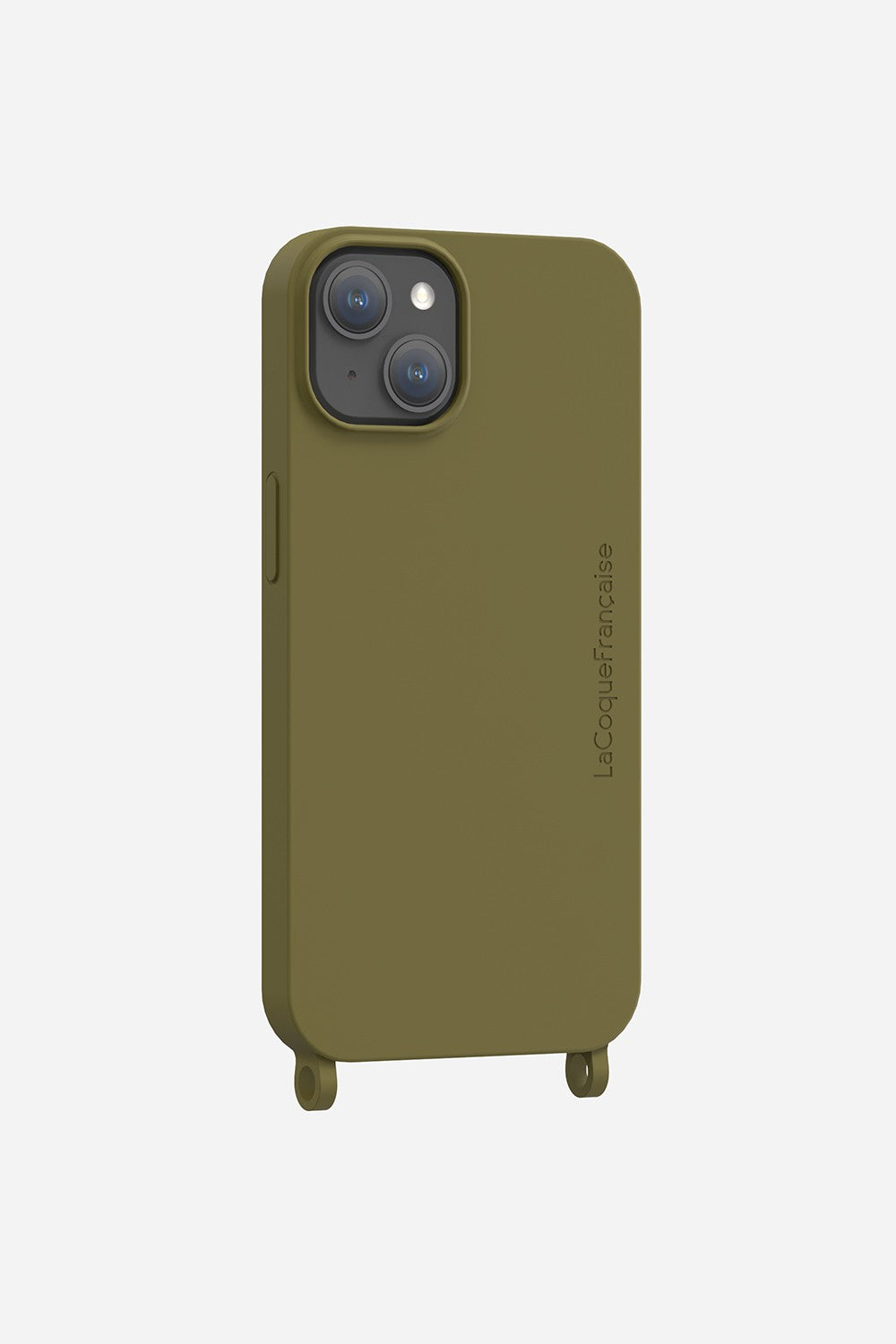 Coque Anneaux Soft Touch Kaki