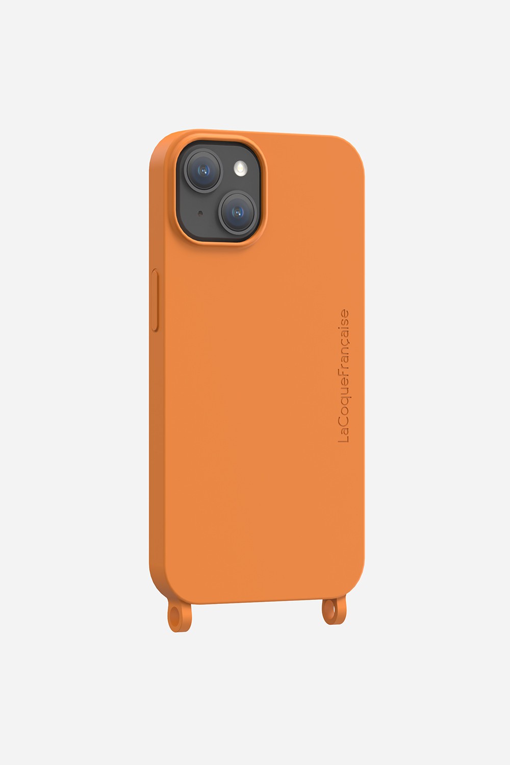 Coque Anneaux Soft Touch Camel