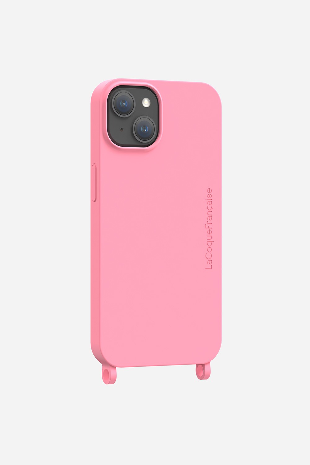 Coque Anneaux Soft Touch Rose - 30