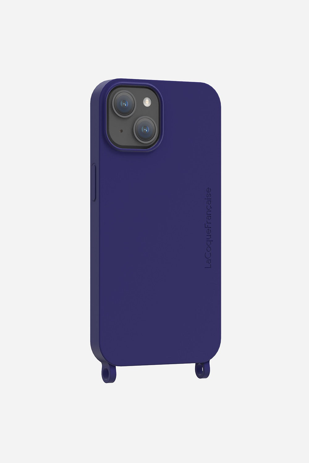Coque Anneaux Soft Touch Bleu
