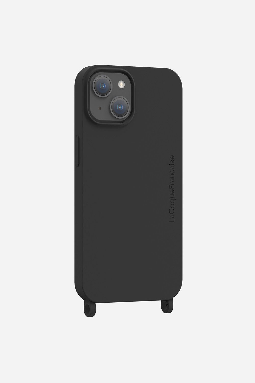 Coque Anneaux Soft Touch Noir