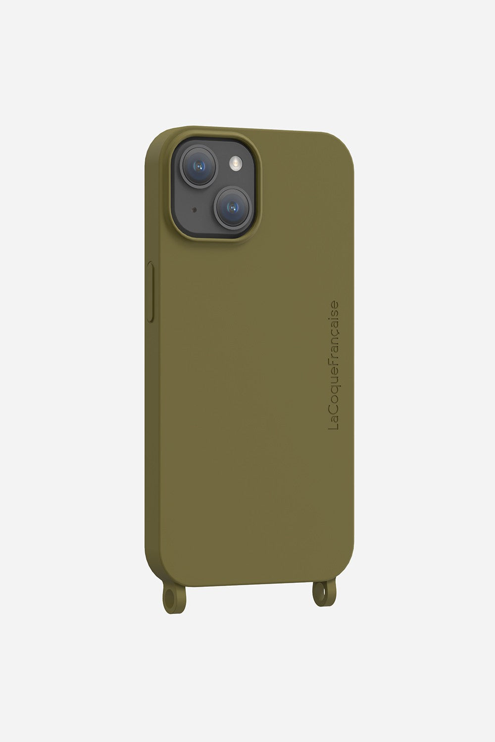 Coque Anneaux Soft Touch Kaki