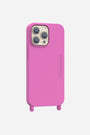 Coque Anneaux Soft Touch Violet