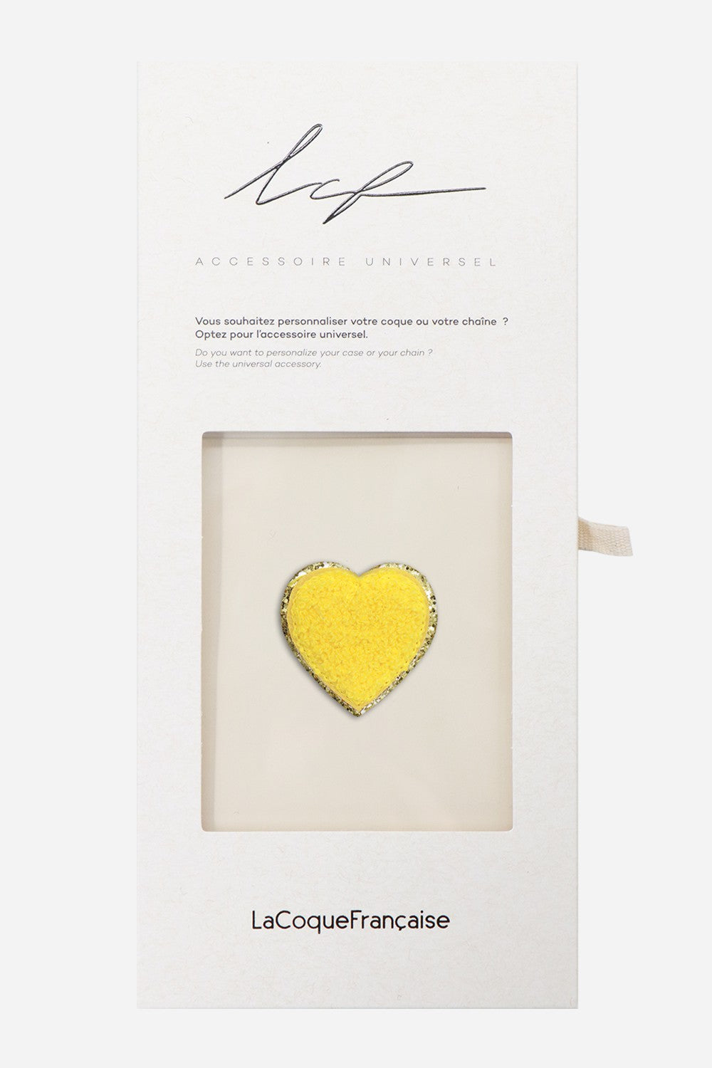 Patch Coeur Jaune