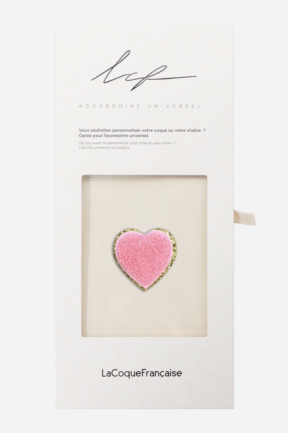 Patch Coeur Rose