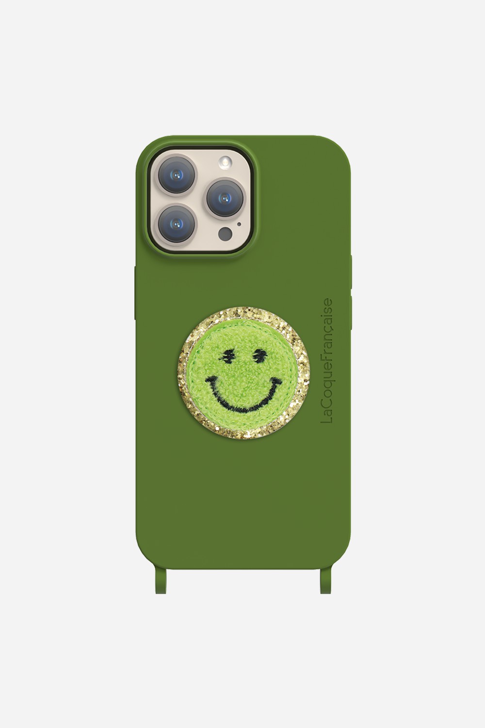 Green Smiley Patch