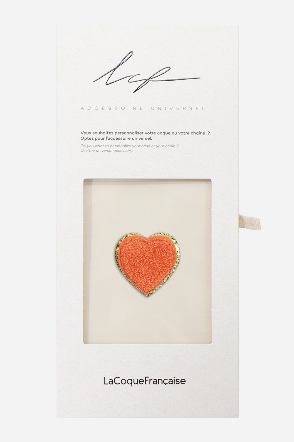 Coral Heart Patch