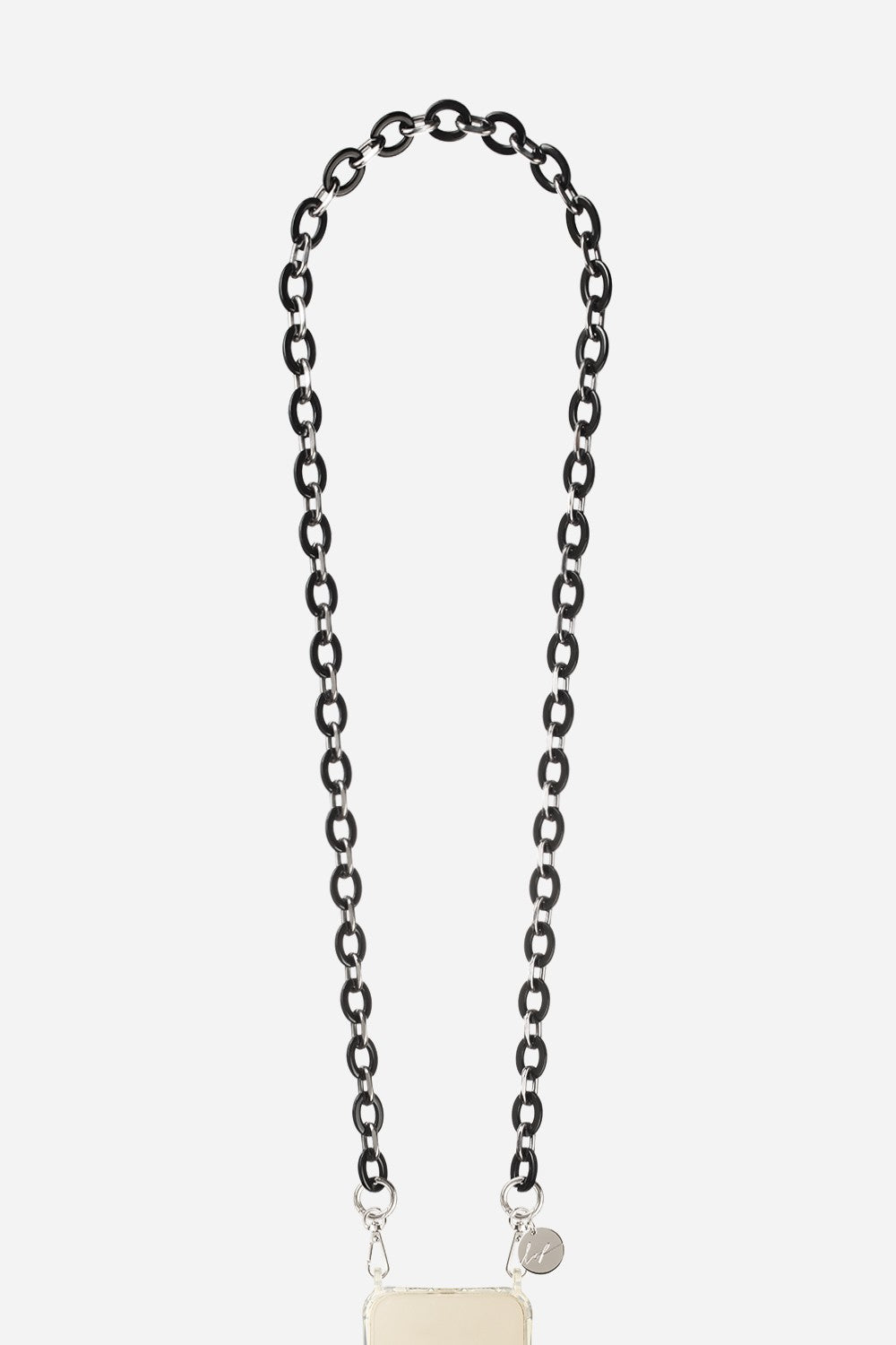 Chaine Longue Cassy Noir 120 cm