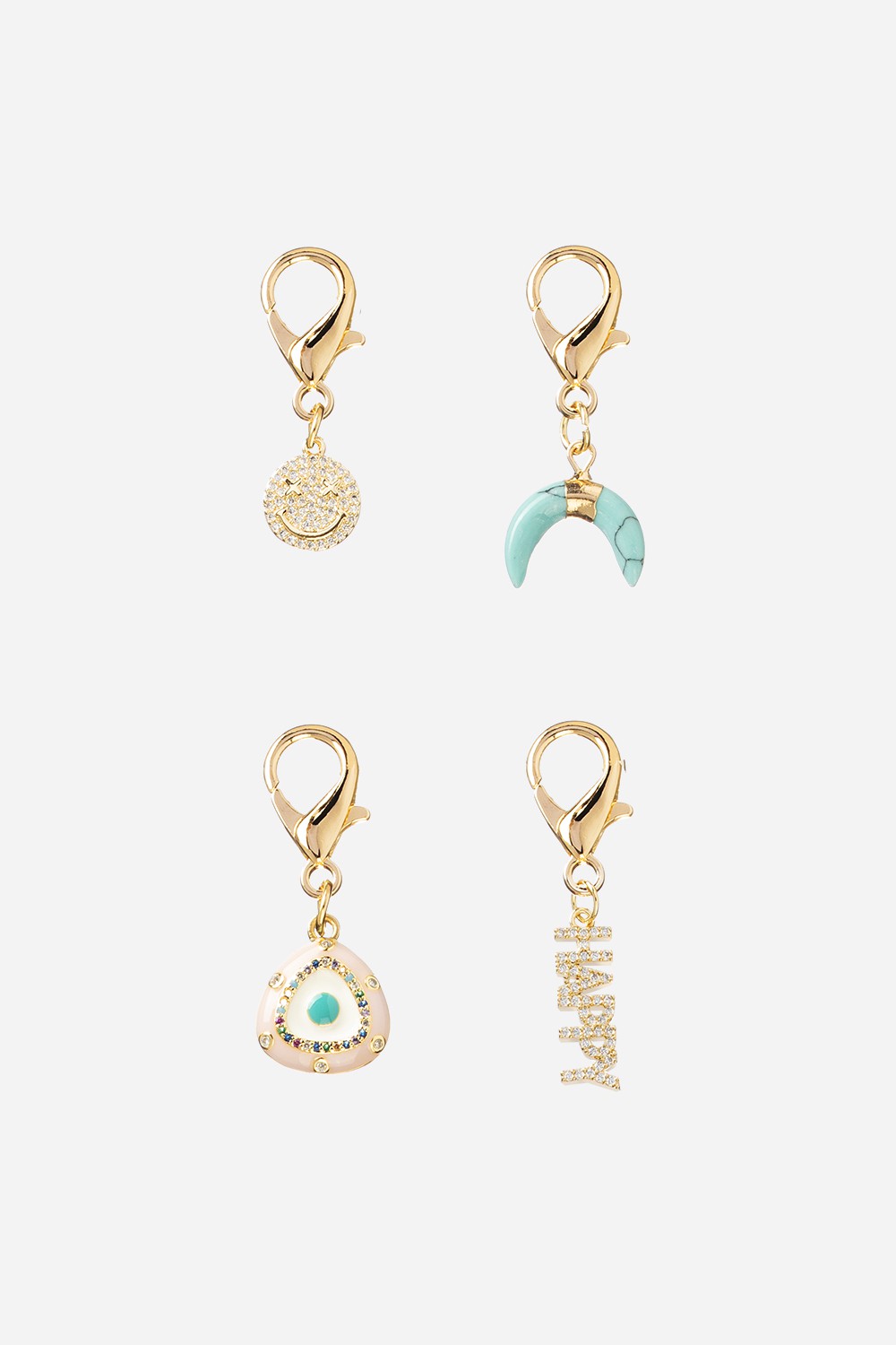 Charms Pack Of 4 Gold Charms