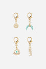Charms Pack Of 4 Gold Charms