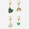 Pack 4 charms Arc-en-ciel