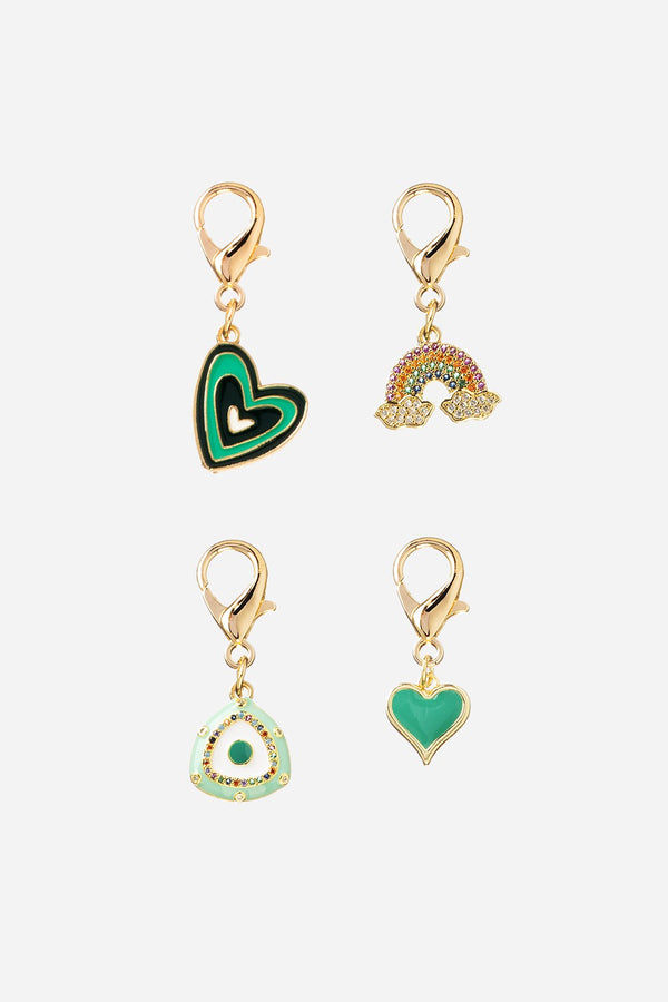 Pack 4 charms Arc-en-ciel